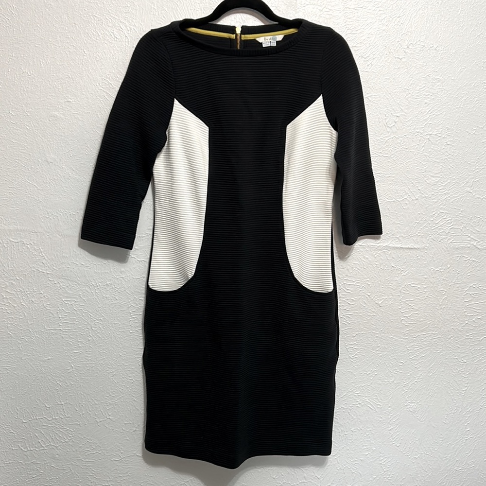 Boden Ottoman Shift Dress Size 6L with pockets